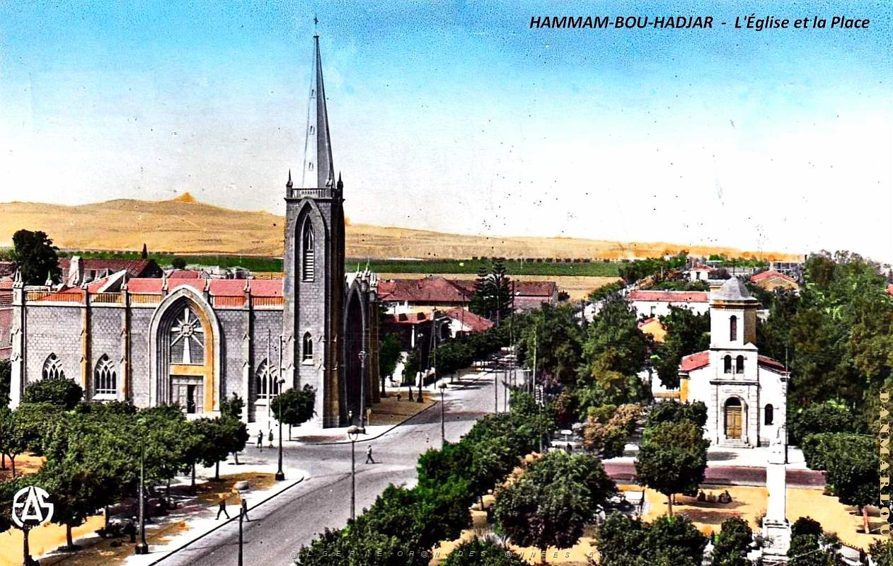 Hammam-Bou-Hadjar - Eglise et Place.jpg